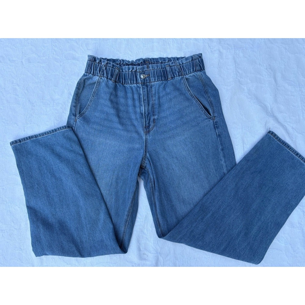 Women's American Eagle Baggy Jean size 14 Blue NO. 3685